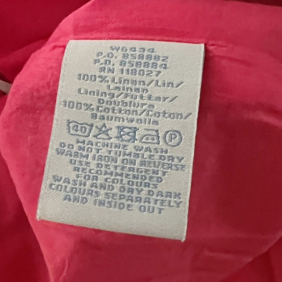 Boden Linen A-Line Skirt with Whipstitch Appliqué Detail Size 14 Long - Picture 7 of 11